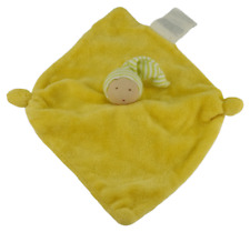 WELEDA Schmusetuch Puppe gelb Kuscheltuch Zipfelmütze gestreift Wichtel