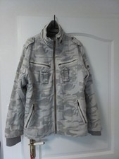 Nastrovje Potsdam Herren Camouflage Jacke mit Fell Gr. XL Cargojacke