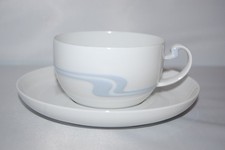 Teetasse 2ltg. Asimmetria Welle blau Rosenthal NEU