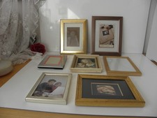 Konvolut 7 Bilderrahmen Gold +