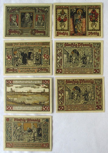 Banknoten notgeld stadt - banknoten,