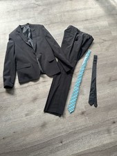 Konfirmationsanzug  Gr.176 WEISE + 2 Krawatten