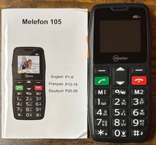 Melefon 4G Seniorenhandy Mit Sos-Taste, Großen Tasten | Klarer Sound | Schnellwa