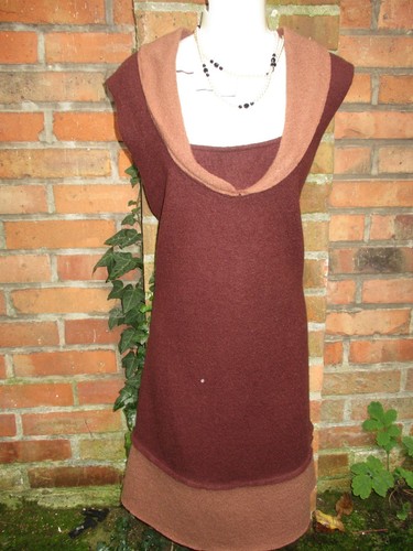 Kleid gefilzt tunika wolle - kleid,