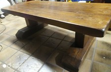 Antiker Klosters  Tisch Massiv