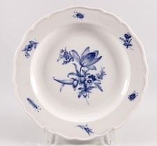 Meissen Teller blau Blume