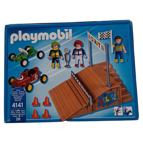 Playmobil 4141 gokart - playmobil, gokart-rennen