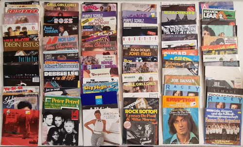 100x vinyl single - single, sammlung