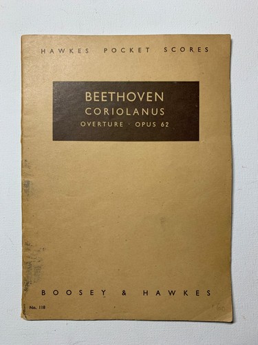Noten beethoven coriolanus - noten., beethoven.