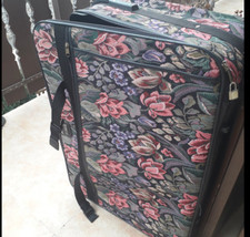 2erSET Hochwertige Marken-Koffer,hochwertiger Stoff 2 Stück,VintageKomplettpreis