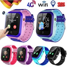 4G Kinder Smartwatch Telefonuhr GPS Kamera SOS SIM Wasserdicht Kinder Armbanduhr