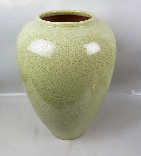 Silberdistel keramik vase - keramik,