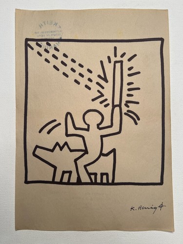 Keith haring zeichnung - keith, auf