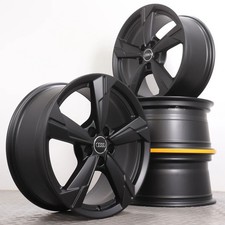 Alufelgen 18 Zoll Audi A6 C8 4K & Allroad Original Felgen 8x18ET39 schwarz matt