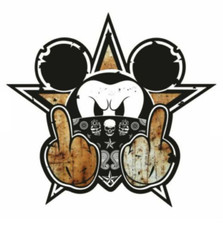 Bad Mickey Aufkleber 20cm