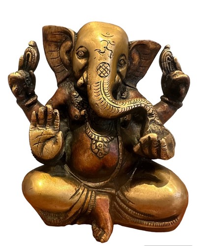 Ganesha große massive messing - ganesha,