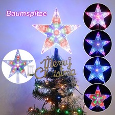 Weihnachtsbaumspitze LED STERN