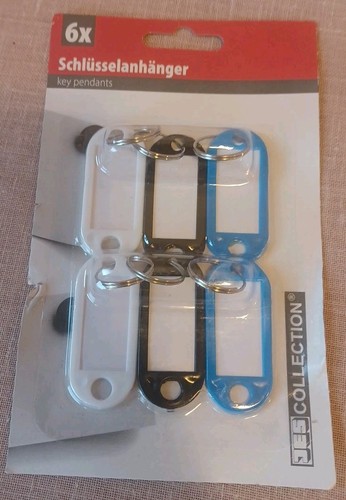 6er pack schlüsselanhänger - 6er,