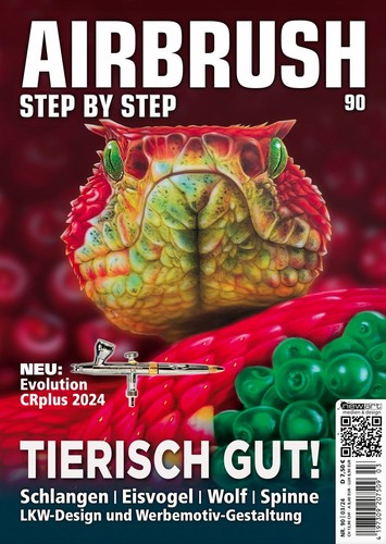 Airbrush step 90 - step, by