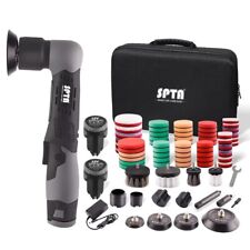 SPTA Akku Poliermaschine 12V Mini Ezenter Polierer Mit 25mm/50mm/80mm Poliertell