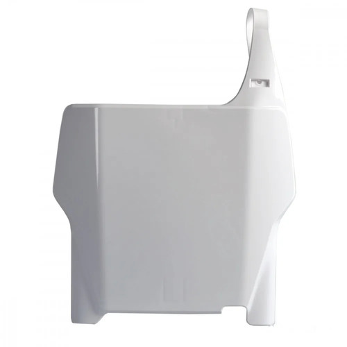 Startnummerntafel weiss number