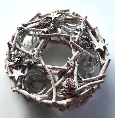 Adventskranz naturkranz - 36, cm