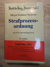 Meyer-Goßner/Schmitt StPO