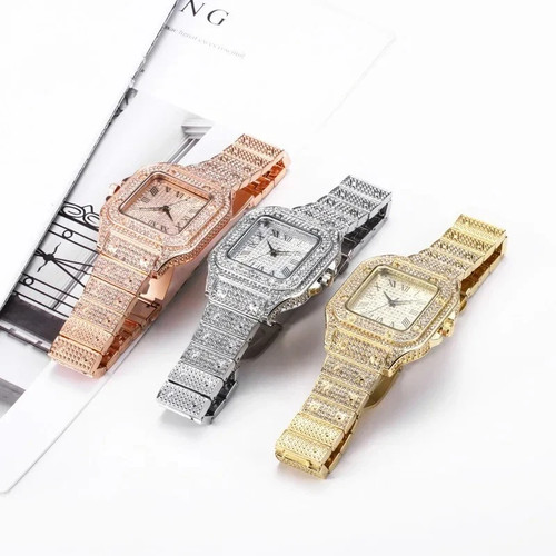 Luxus iced out herrenuhr - iced,