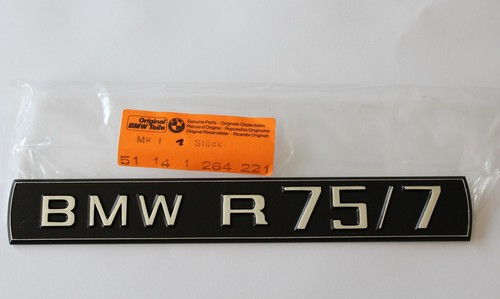 Typenschild für bmw r75 - typenschild,