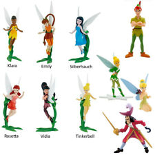 Bullyland Disneyfigur Spielfigur, Tortenfigur - Peter Pan, Hook, Tinkerbell&Feen