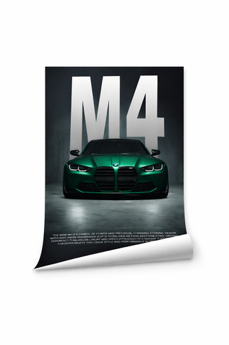 Bmw poster green sports car - bmw,