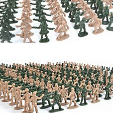 Plastik Soldaten Figuren Set 100 Teile Spielzeugsoldaten für Kinder Krieg Spiel