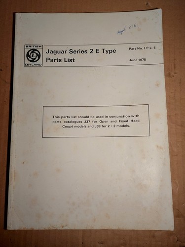 Jaguar type serie 2 - jaguar, e