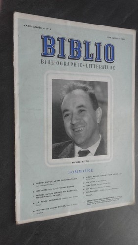 Revue biblio michel butor - michel,