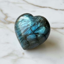 Labradorit Herz – 7 cm, 230