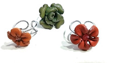 Filigraner Ring Blume aus