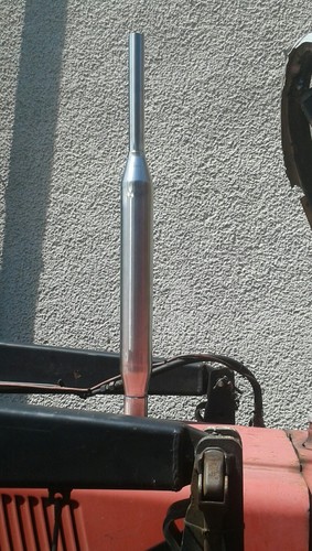 Edelstahl auspuff traktor