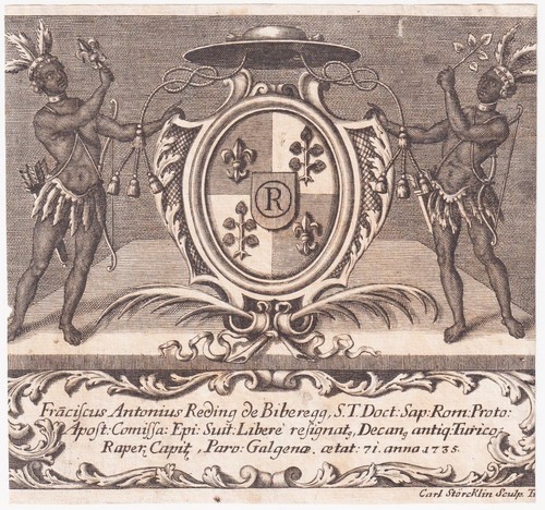Exlibris franz anton reding - franz,