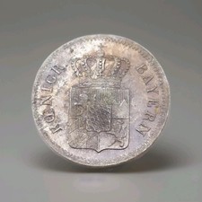 1 Kreuzer Bayern 1840 -  Kleinmünze (Silber 0.166)  KM#799