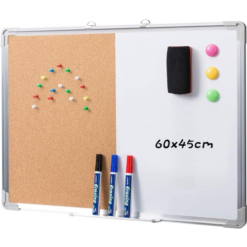 Whiteboard korktafel - whiteboard,