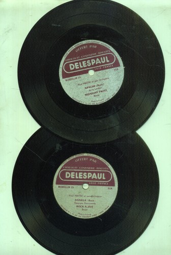 Set mit werbescheiben - set,