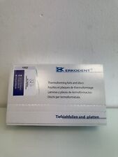 Erkodur Tiefziehfolien & Scheiben, Stärke 3,0 mm. - Ø 120 mm. x 10 Erkodent 1552