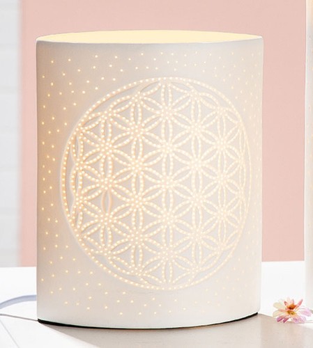 Gilde porzellan lampe elipse - porzellan,