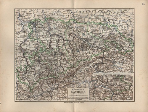 Landkarte map 1912