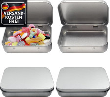4er Set kleine Metallboxen mit