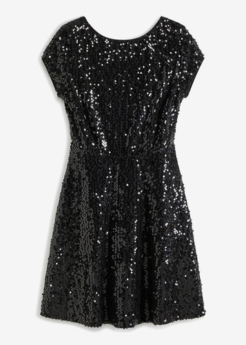 Paillettenkleid tiefem - paillettenkleid, m