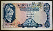 Bank Of England Pfund 1961-62'