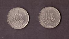Frankreich 1 Franc 1960, 1974