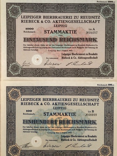 Leipziger bierbrauerei zu - x,