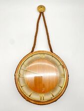 MID CENTURY DESIGN MAUTHE WANDUHR MARITIM 50ER JAHRE VINTAGE